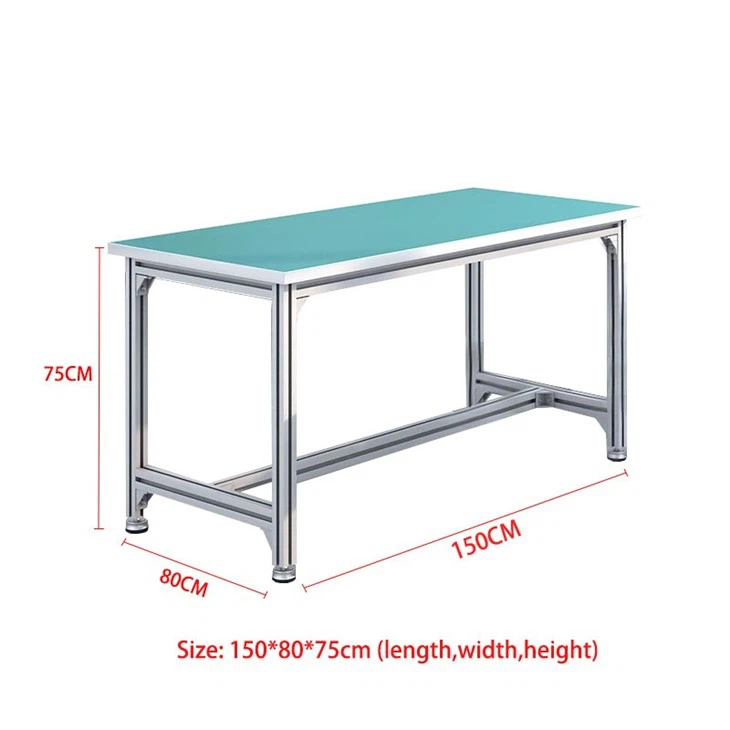 Industrial Flat Aluminum Profile Work Bench Table high quality